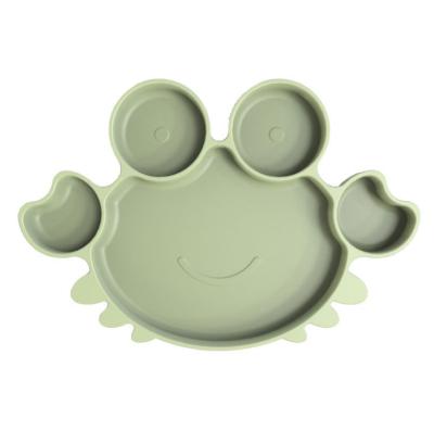 China BPA Free Cartoon Carburetor Design Place Mat Dish Cute Silicone Baby Dish With Suction for sale