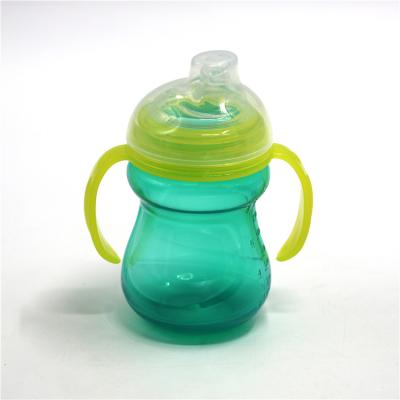 China BPA Free New Product Green Baby Transitions With Soft Straw Baby Cup for sale