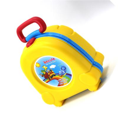 China Plastic Child Toilet Seat Travel Portable Children's Potty Car Baby Toilet Training Seat for sale