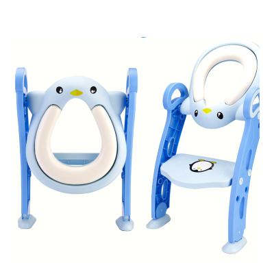 China Potty Training Seat Baby Toilet Step Trainer Non-Slip High Quality Plastic OEM for sale