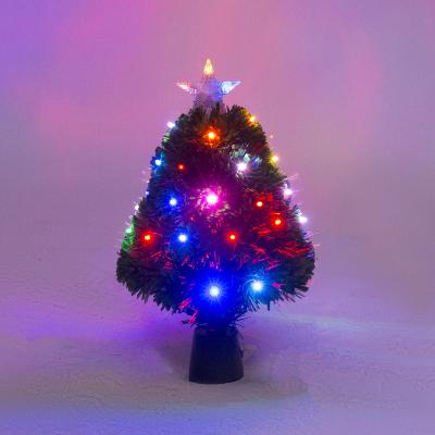 China PVC/Fiber Optic Mini Tabletop Artificial Christmas Tree for sale