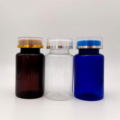 China Wholesale Colorful Round Medicine PET Medicine Bottle PLASTIC Pill Bottle for sale