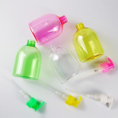 China Household Products Wholesale 500ml Hand Wash Liquid Lotion Dispenser Plastic Pump Bottle for sale