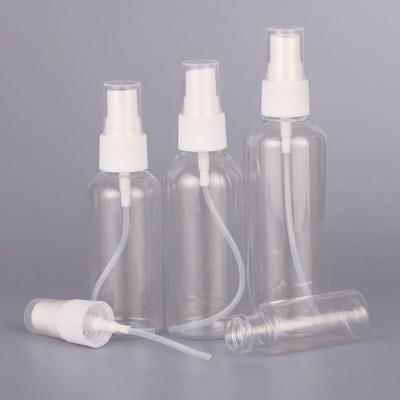 China Wholesale 20ml 30ml 50ml 60ml 100ml Eco-friendly Fine Mist PET Spray Plastic Bottles for sale