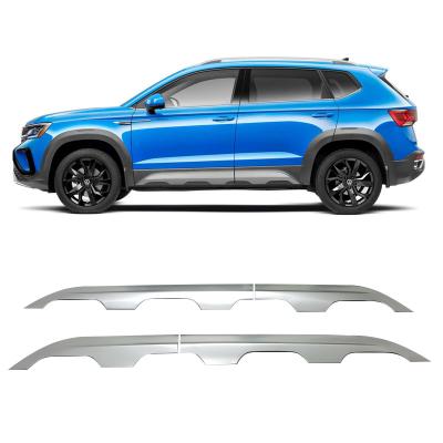 China Simple Color Without Trim Pattern Car Stainless Steel Side Door Body Guard Decorative Strips Cover For VW Volkswagen Taos 2020-2023 for sale