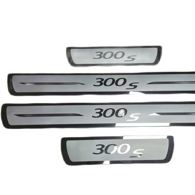 China Decoration+Protection Car Accessories Stainless Steel Door Sill Wear Plate For Chrysler 300s 4pcs Inox for sale