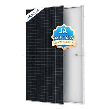 China Mono Mono Solar Power System 410W 415W 420W 425W 430W Half Cell PERC Photovoltaic JA Solar Panel With Best Price for sale