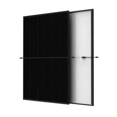 China Solar power system made in china trina all mono 405w 410w 415w 420w 4 solar panels half black Trina All Black Solar Panel cells good year-end sales for sale