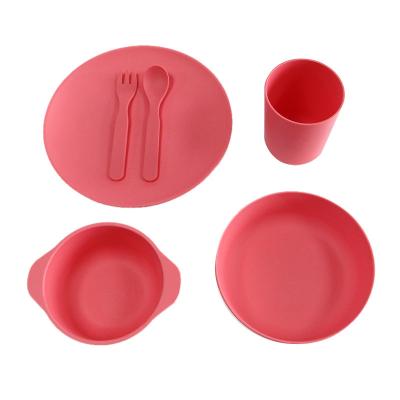 China Eco Shatterproof 100% Biodegradable PLA Kids Tableware Set, Kids Cup, Dish, Tumbler for sale