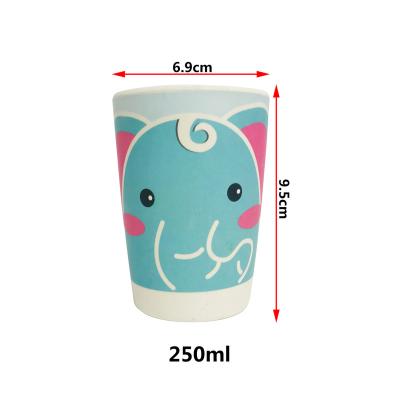 China LFGB Sustainable Bamboo Kids Cups (10oz) Baby Feeding Toddler Non-Toxic Safe Cups For Drinking Eco-Friendly Tableware Tumble Bamboo Set for sale