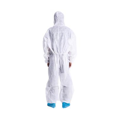 China 2021 Wholesale Supply Elastic Cuff Safety Hot Selling Disposable Microporous Coveralls Clothing for sale