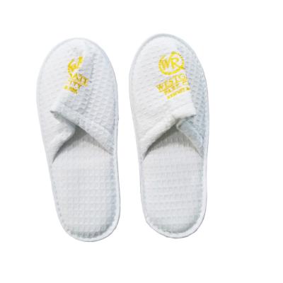 China Cheap Custom Made Terry EVA Hot Sale Spa Slipper, Disposable Terry Hotel Waffle Slipper for sale