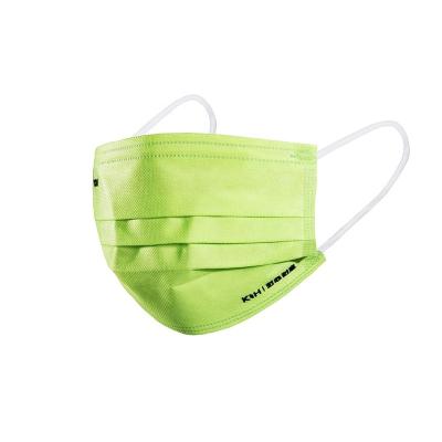 China Nonwoven Fabric KH Brand Factory Sale Beauty Fashion Green Face Cover Mask And Respirators for sale