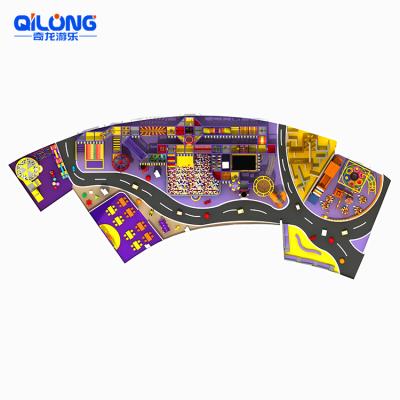 China 2021 New Arrival 3-12years Old Irregular Site Kids Indoor Soft Playground Equipment for sale