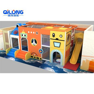 China 2021 Children Electricity Game New Arrival Cartoon Theme Kids Indoor Soft Play Equipment With Light Platform For Hotel for sale