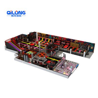 China Free designs as long as given the sizes. Kids Trampoline Park Manufacturer Sliding Track Trampoline Park Supplier Design Indoor Trampoline Park for sale