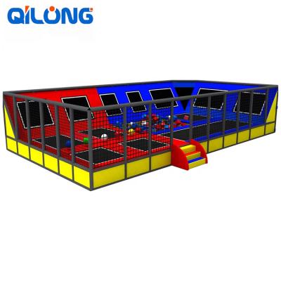 China With New Design Kids Trampoline Natural Naughty Castle Trampoline Park Indoor Playground Funny Net Park Protector For Adults for sale