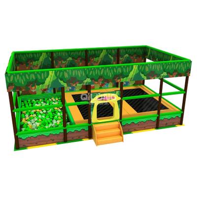 China Free designs as long as given the sizes. Wholesale factory price bungee jumping trampoline, small jumping trampoline park with foam pit for sale