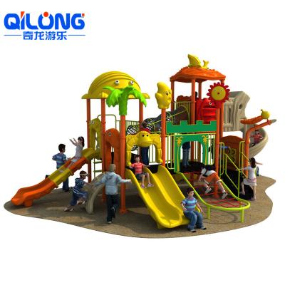 China Luxury Theme Plastic Children Galvanized Steel Pipe Nature Outdoor Playground Equipment for sale