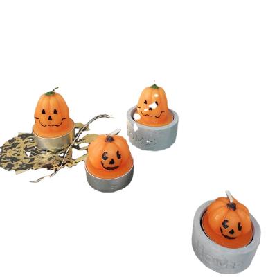 China Widely Used Luxury Decorative Pumpkin Relighting Shaped Candle Eternal Candle for sale