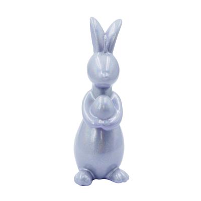 China Flameless Custom Design Cute Rabbit Decorative Easter Festival Candle for sale