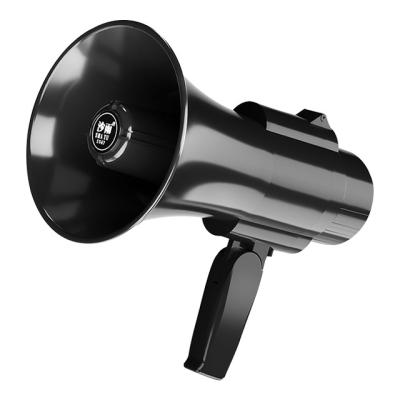 China Wireless Horn Shaped Speaker 35W Handheld Rechargeable Megaphone With Handle for sale