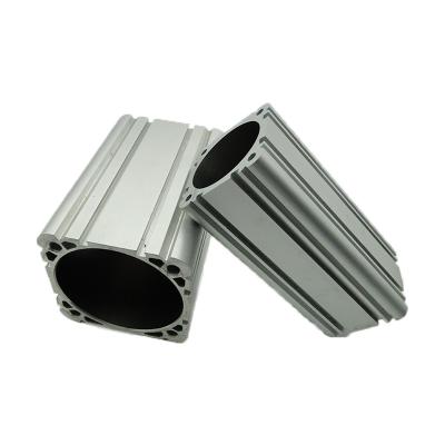 China DNC Series Profile Aluminum Alloy Air Cylinder Standard Square Pneumatic Tube Square for sale