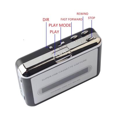 China Portable Cassette Recorder Player Cassette Player to MP3 Converter Cassette Recorder Capture Audio MP3 Music for sale