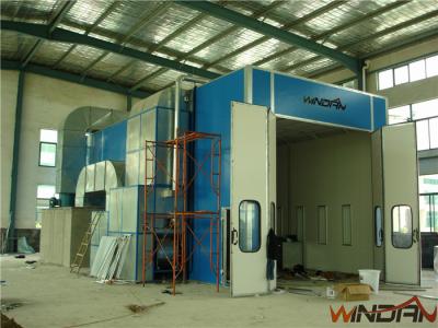 China 23M Industrial Spray Booths 3 units RIELLO RG5S diesel burners 780000 Kcal/h for sale