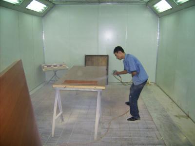 China Economical Paint and baking Furniture Spray Booth for sale