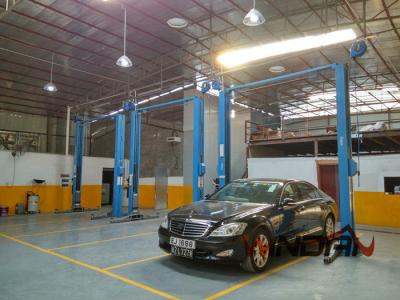 China Mechanical Lock Hydraulic Car Lift Durable Double Automotive Car Lifts for sale