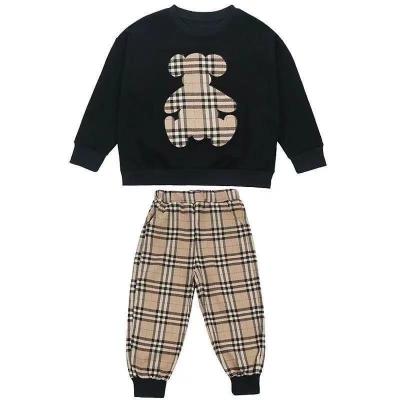 China Leisure 2021 new Korean style boy style leisure spring clothing children spring autumn boy handsome two-piece suit for sale