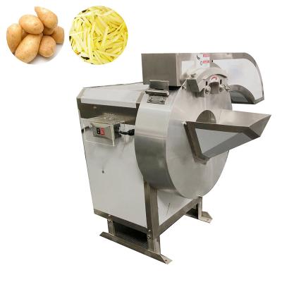 China High Efficiency Easy Operate Potato Chip Strip Cutter Machine French Fred Chip Produce Line Leafy Vegetable Cutting Machine for sale