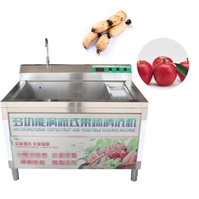 China Foolproof Fresh Fruit Vegetables Wash Machine Industrial Greens Fruit Leafy Cabbage Washing Machine for sale