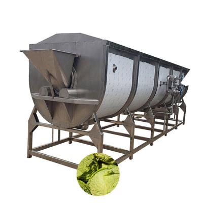 China Fruit Vegetables Vegetable Greens Fruit Blanching Machine Industrial Vegetables Screw Blanching Machine for sale