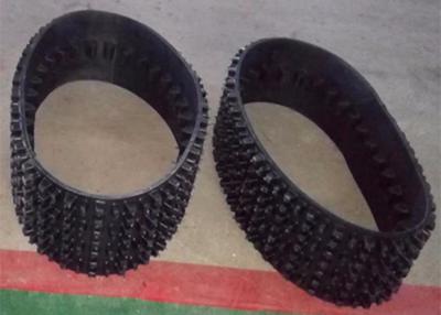 China Black Color Snowmobile Parts Tracks , Snowmobile Parts Tracks High Performance for sale