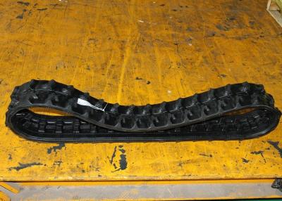 China Rubber mini excavator tracks 150mm x 72mm 34 links 3 Metal Cores Wound Up for sale