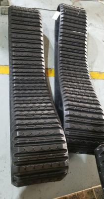 China Black Agricultural Rubber Track 380×102×42 , Rubber Track System For Asv / PT for sale