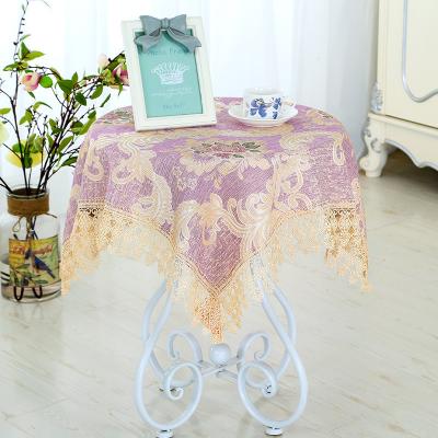 China European Luxury Waterproof Jacquard Table Cloth Table Mat Christmas High Grade Table Cloth for sale