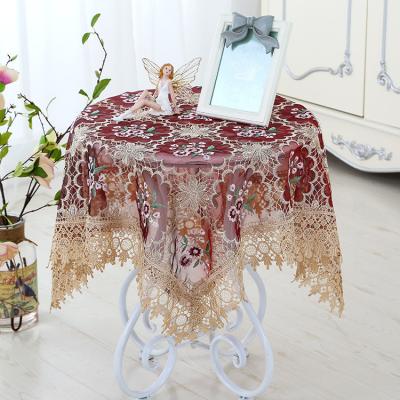 China Cheap Fancy Tablecloth Waterproof, European Embroidered Table Cloth Wholesale Modern Tablecloth for sale