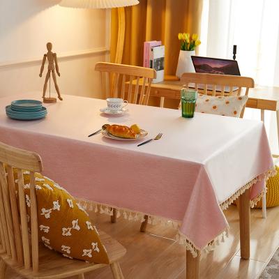 China Hot Sale Waterproof Stain Resistant Tablecloth Nordic Table Cloths Decorative Table Cloths Wholesale for sale