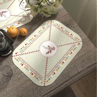 China High Quality Felt Customized Viable Size Table Runner Table Place Mat Set for sale