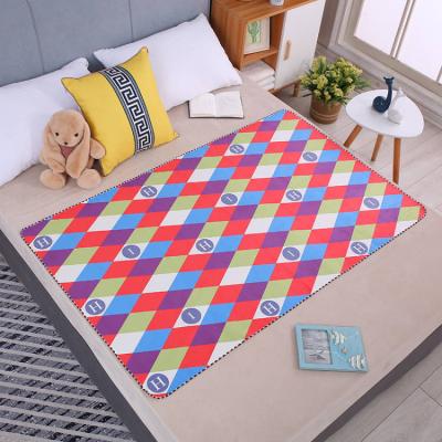 China Incontinence Underpads Printed Absorbent Waterproof Washable Bed Pads For Adults for sale