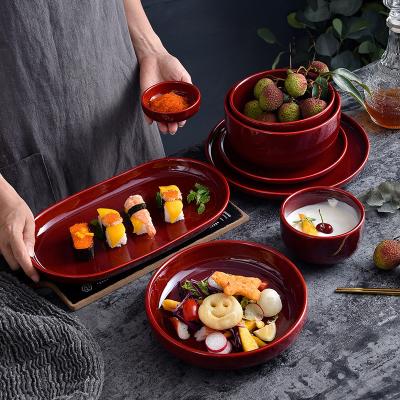 China Wholesale Commercial Ceramic Bowls and Dishes Hotel Restaurant Oven Change Tableware Set of Bowls and Dishes Viable Factory for sale