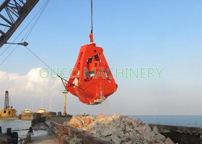 China Underwater Hydraulic Clamshell Bucket Two Rope With Large Handling Capacity for sale