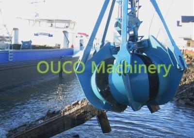 China Marine Orange Peel Bucket  Vessel Deck Under Water For Loading Cargoes for sale