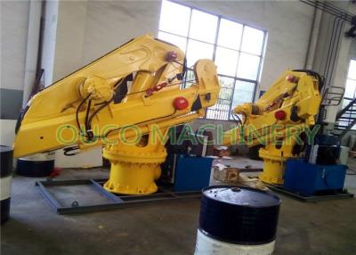 China Hydraulic Knuckle Boom Marine Davit Crane 1T10M for sale