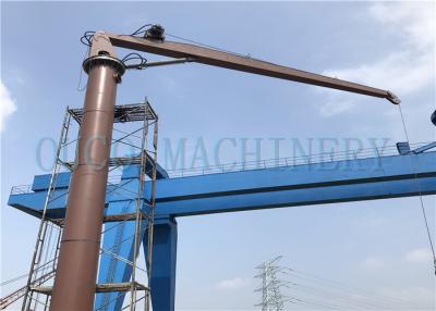 China 1.3 Ton Boat Pedestal Mounted Mini Fixed Boom Crane for sale