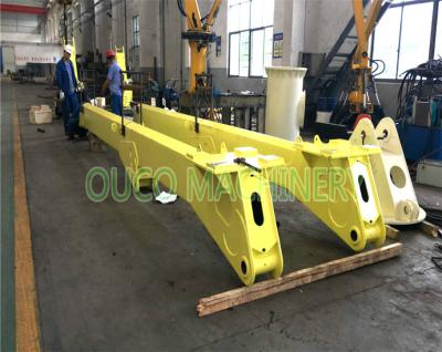 China 0.5 Ton Mini Hydraulic Telescopic Boom Boat Deck Crane for sale