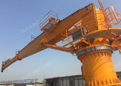 China Offshore Hydraulic Telescopic Boom Marine Crane 10m/Min 5T 37M for sale